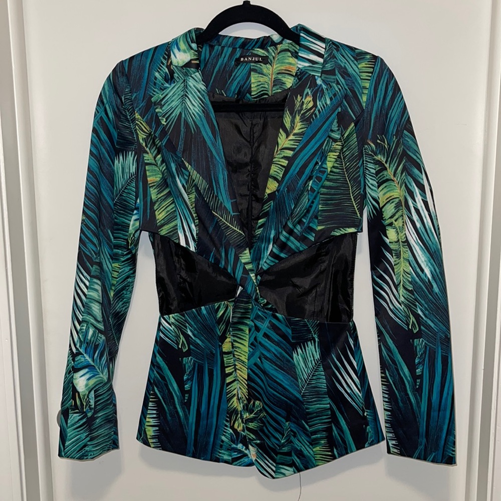 Two piece tropical set. Size small
